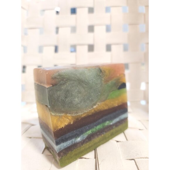 Handmade Glycerine Art Soap: Eucalyptus Scent, Decorative Patterns - Picture 8 of 10